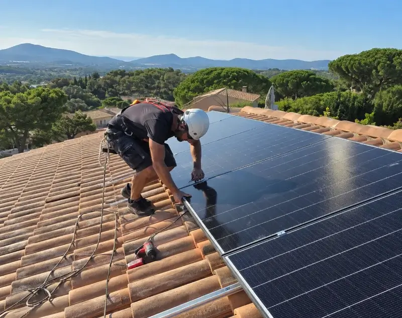 Installateur panneaux solaires Marcy-l'Étoile — pose photovoltaïque sur toiture