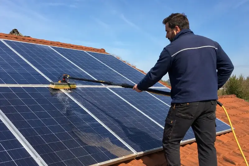 Nettoyage et entretien de panneaux solaires à Marcy-l'Étoile